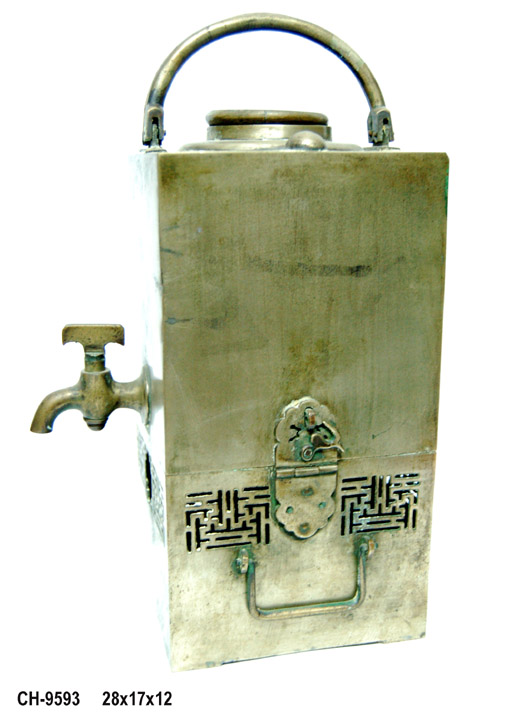 清代雙層白銅茶壺 - 百韻古董傢俱 Bai Win Collection
