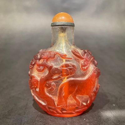 Peking Glass Snuff Bottle FA-1474